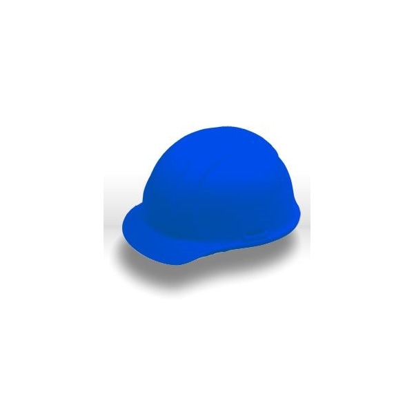 Erb Americana Mega Ratchet Safety Helmets CAP STYLE: 4-PT NYLON SUSPENSION W/RATCHET ADJUSTMENT, Blue 19366 - main